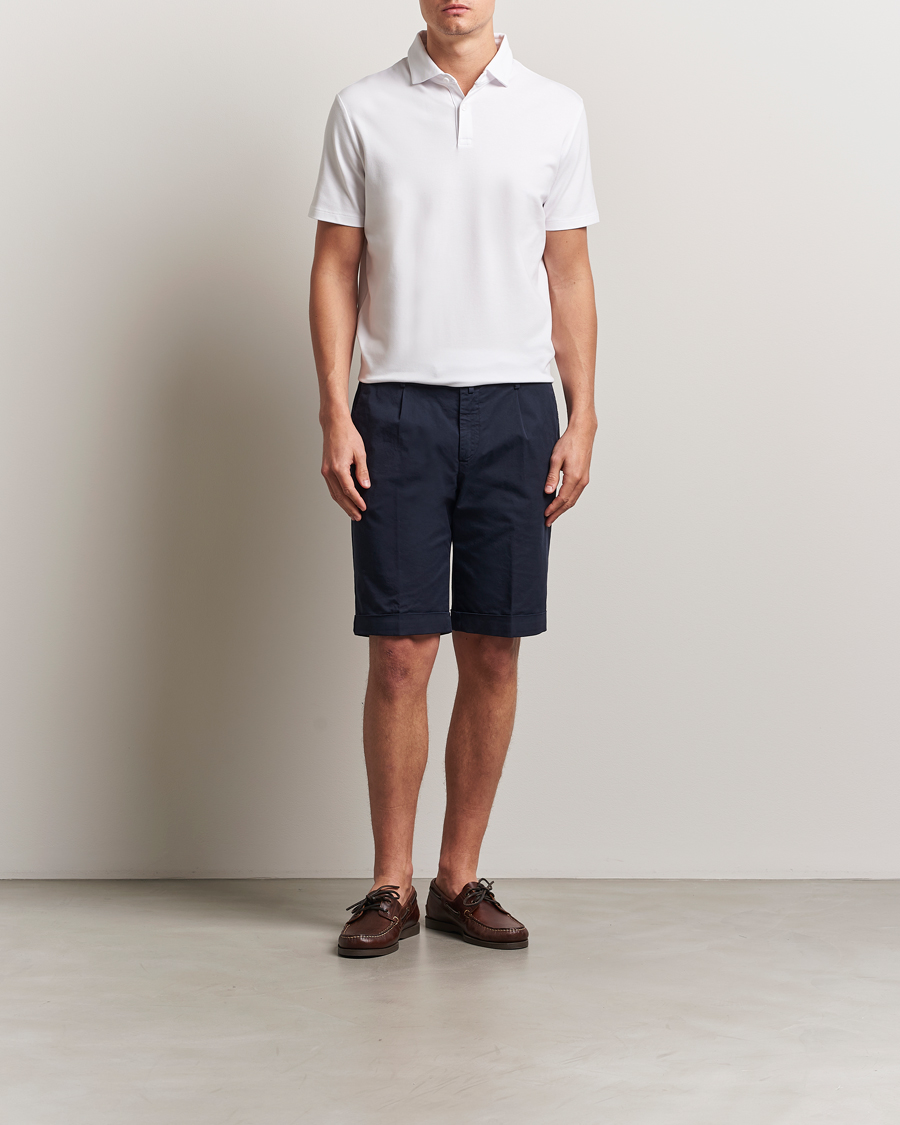 Herr | Pikéer | Charles Tyrwhitt | Short Sleeve Cotton Pique Polo White