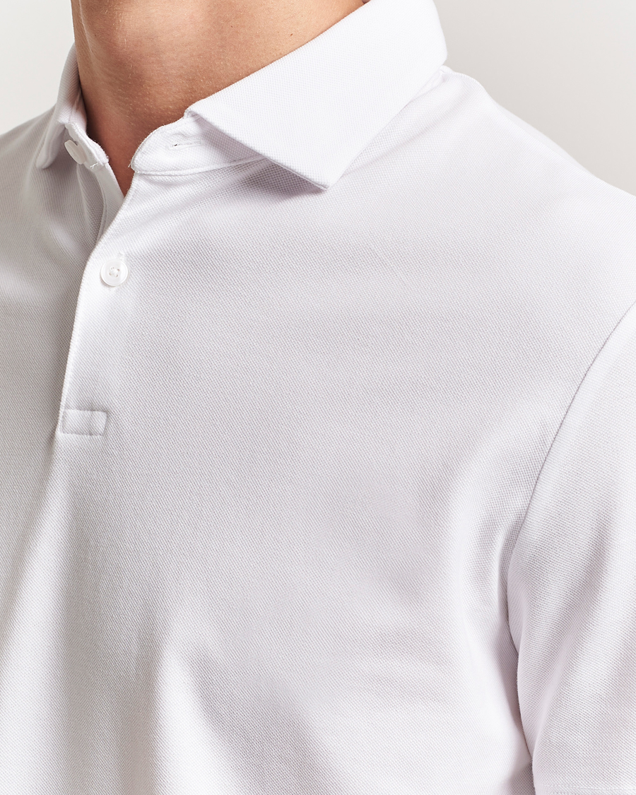 Herr | Pikéer | Charles Tyrwhitt | Short Sleeve Cotton Pique Polo White