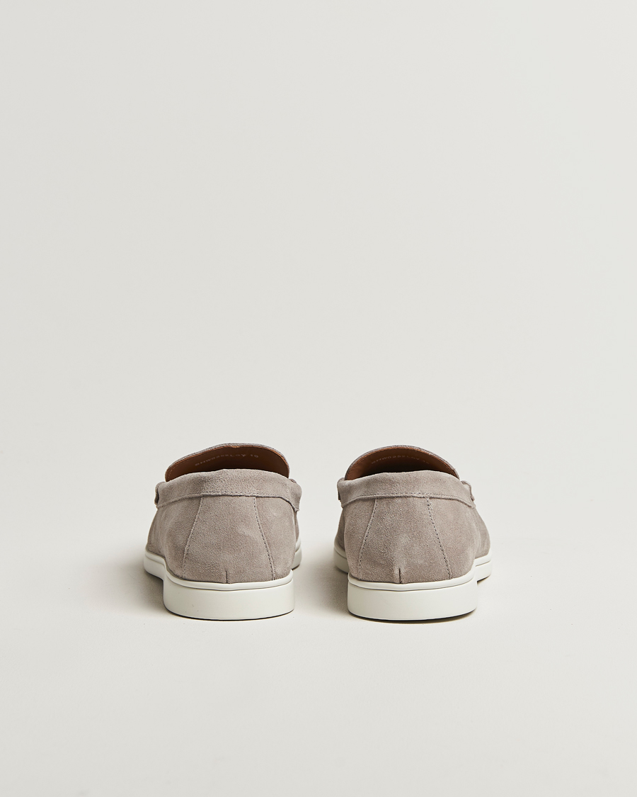 Herr | Loafers | Charles Tyrwhitt | Suede Slip On Loafers Light Grey