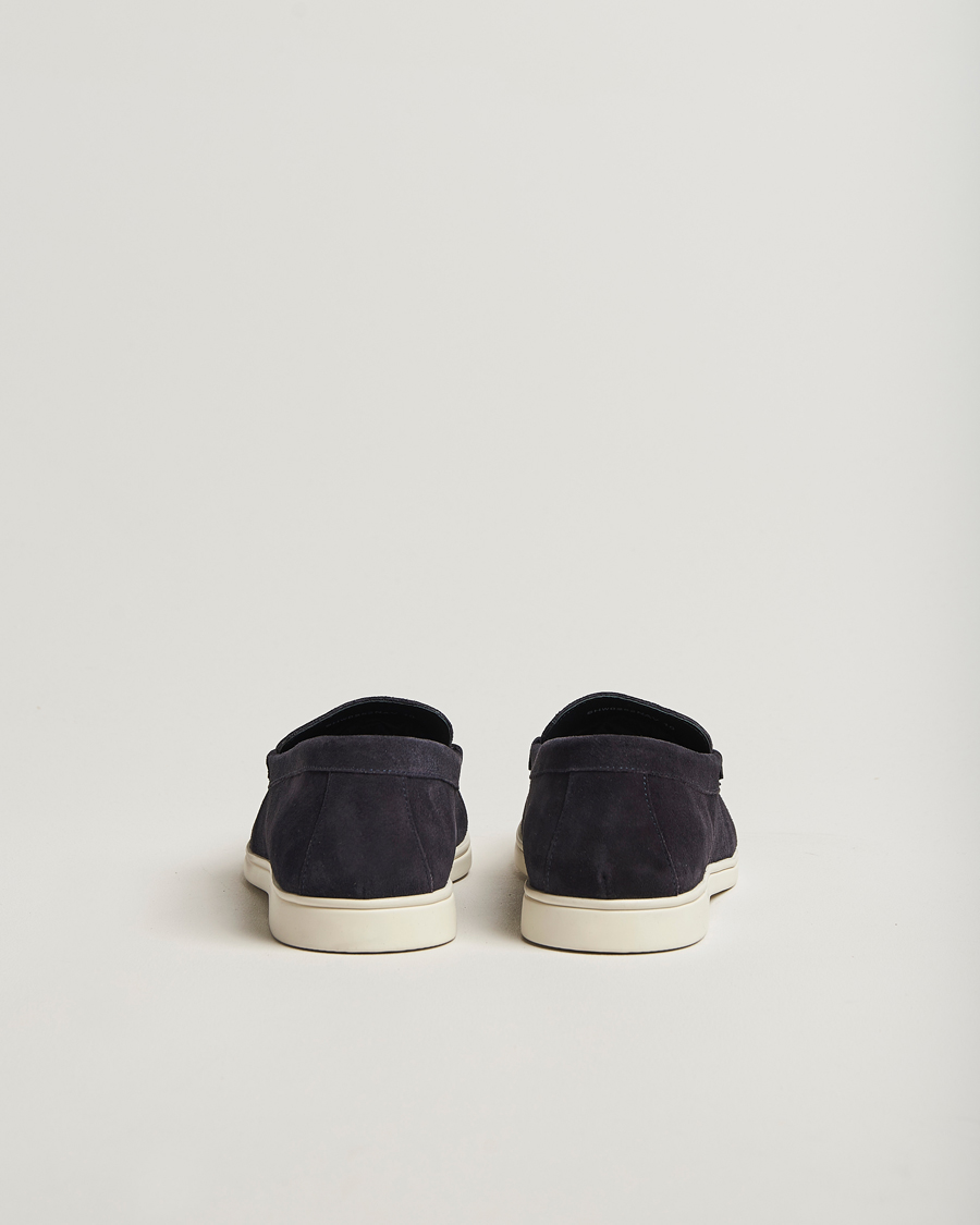 Herr | Loafers | Charles Tyrwhitt | Suede Slip On Loafers Navy