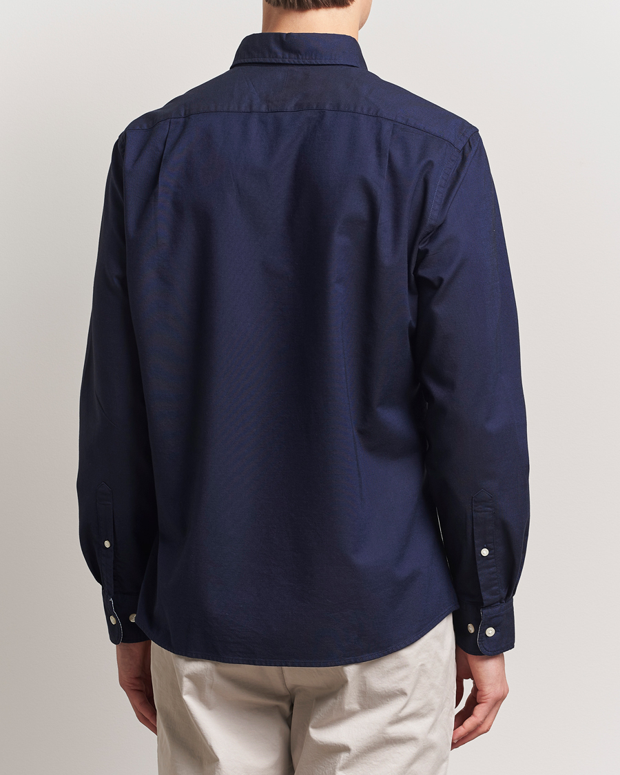 Herr | Skjortor | Charles Tyrwhitt | Button Down Stretch Oxford Shirt Ink Blue