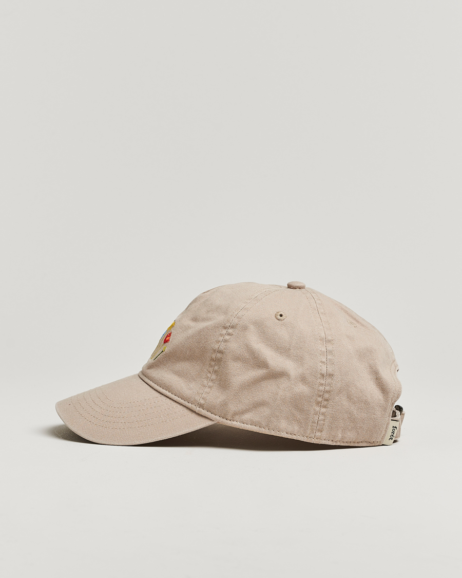 Herr | Forét Botanic Washed Cap Khaki | Forét | Botanic Washed Cap Khaki