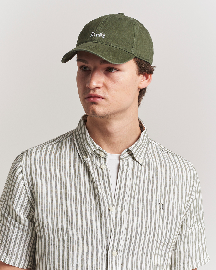 Herr | Hattar & kepsar | Forét | Hawk Washed Cap Army
