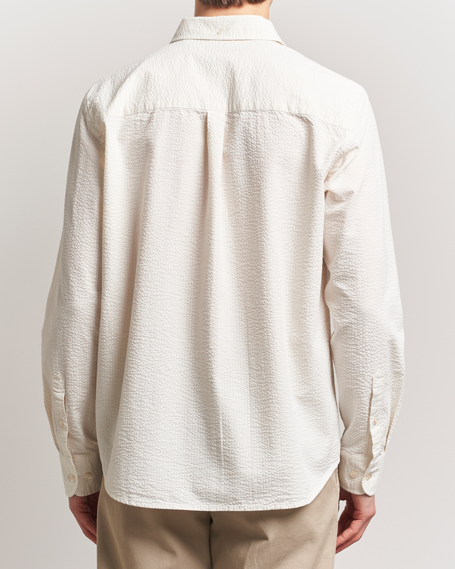 Herr | Skjortor | Forét | Hornet Seersucker Shirt Cloud