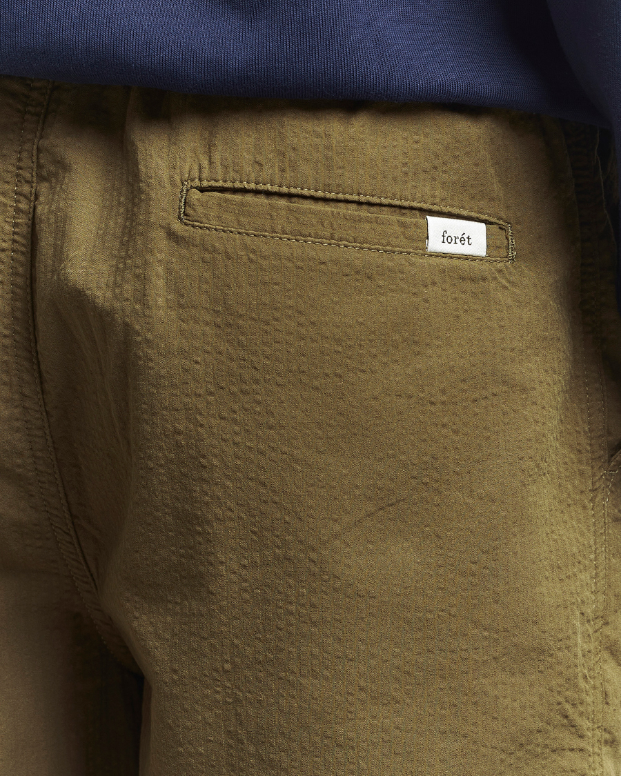 Herr | Shorts | Forét | Hush Seersucker Shorts Army