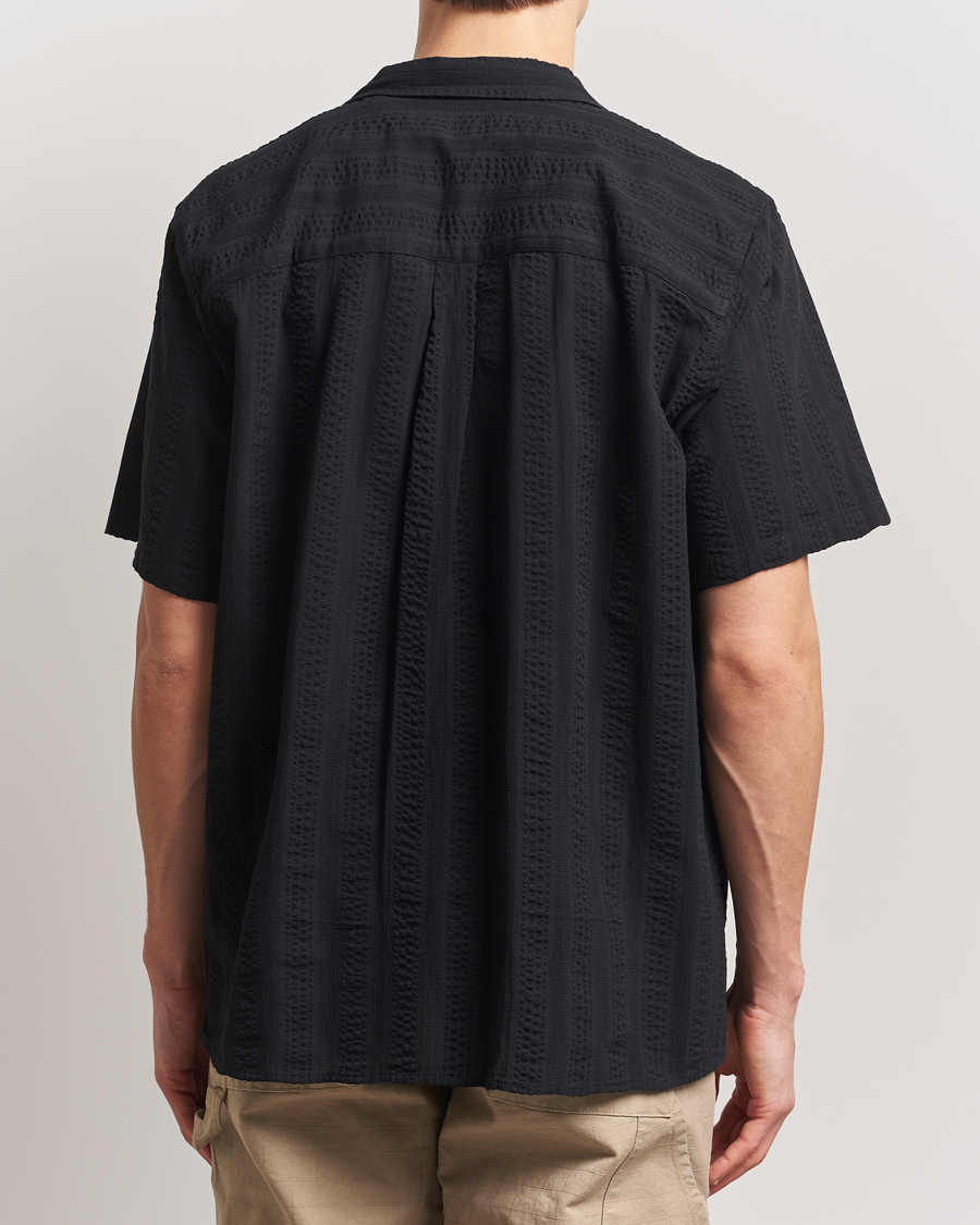 Herr | Skjortor | Forét | Peer Short Sleeve Shirt Black