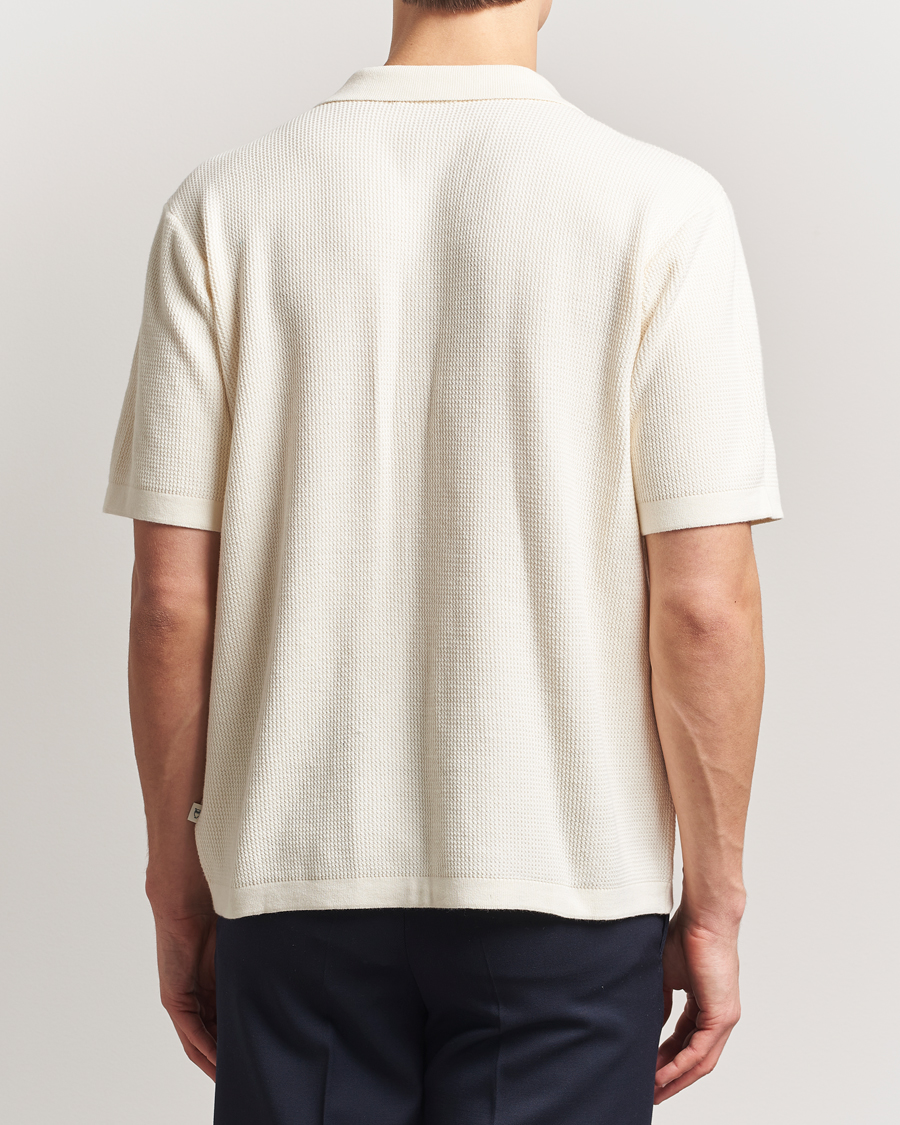 Herr | Skjortor | KnowledgeCotton Apparel | Knitted Short Sleeve Shirt Eggret