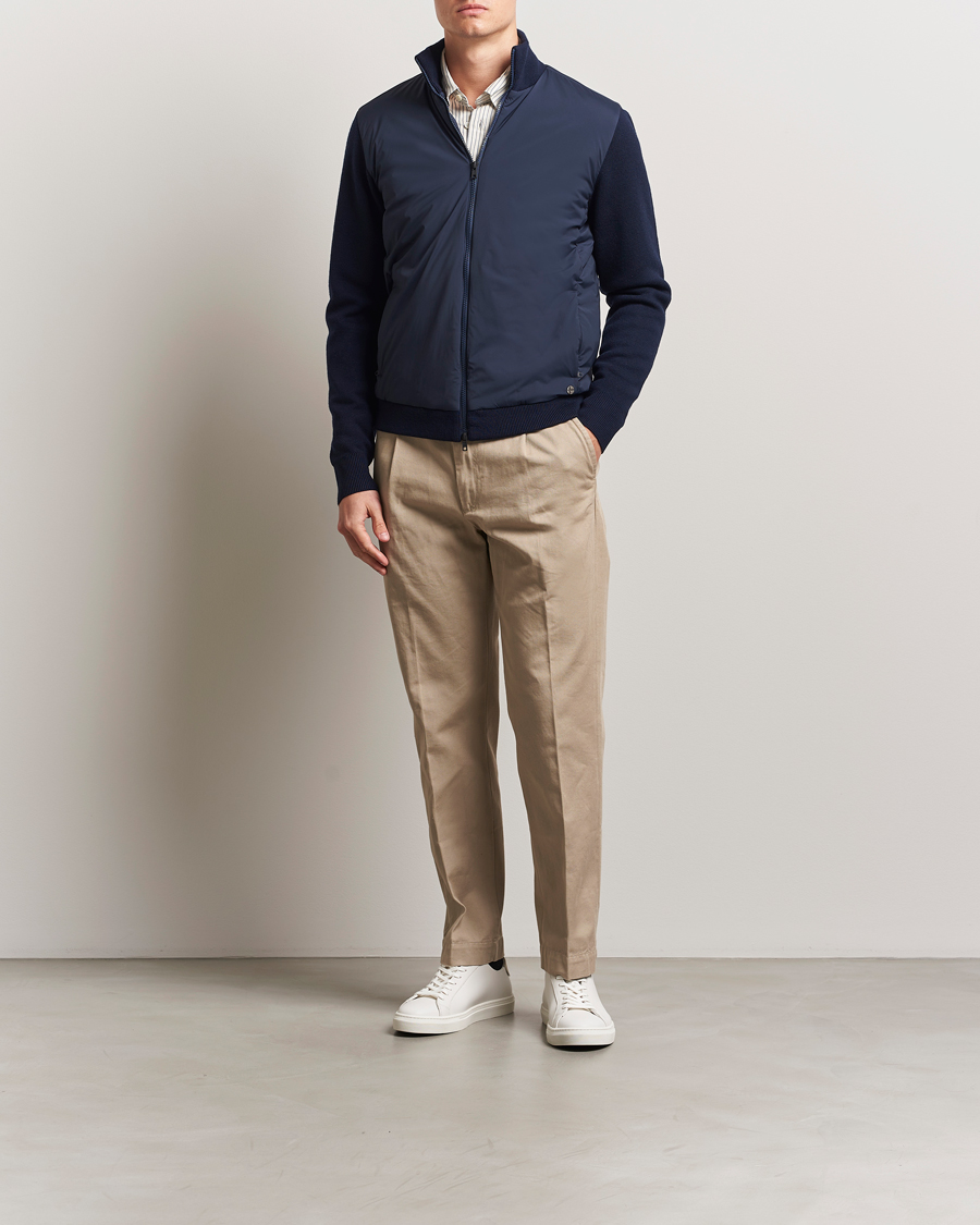 Herr | Jackor | Scandinavian Edition | Leeway Hybrid Jacket Navy Blue