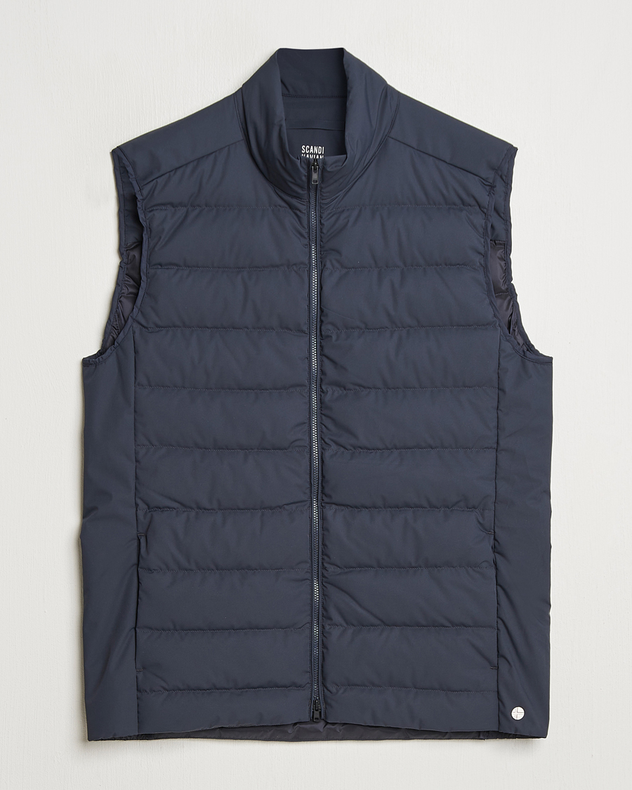 Herr | Västar | Scandinavian Edition | Ratio III Down Padded Vest Midnight Blue