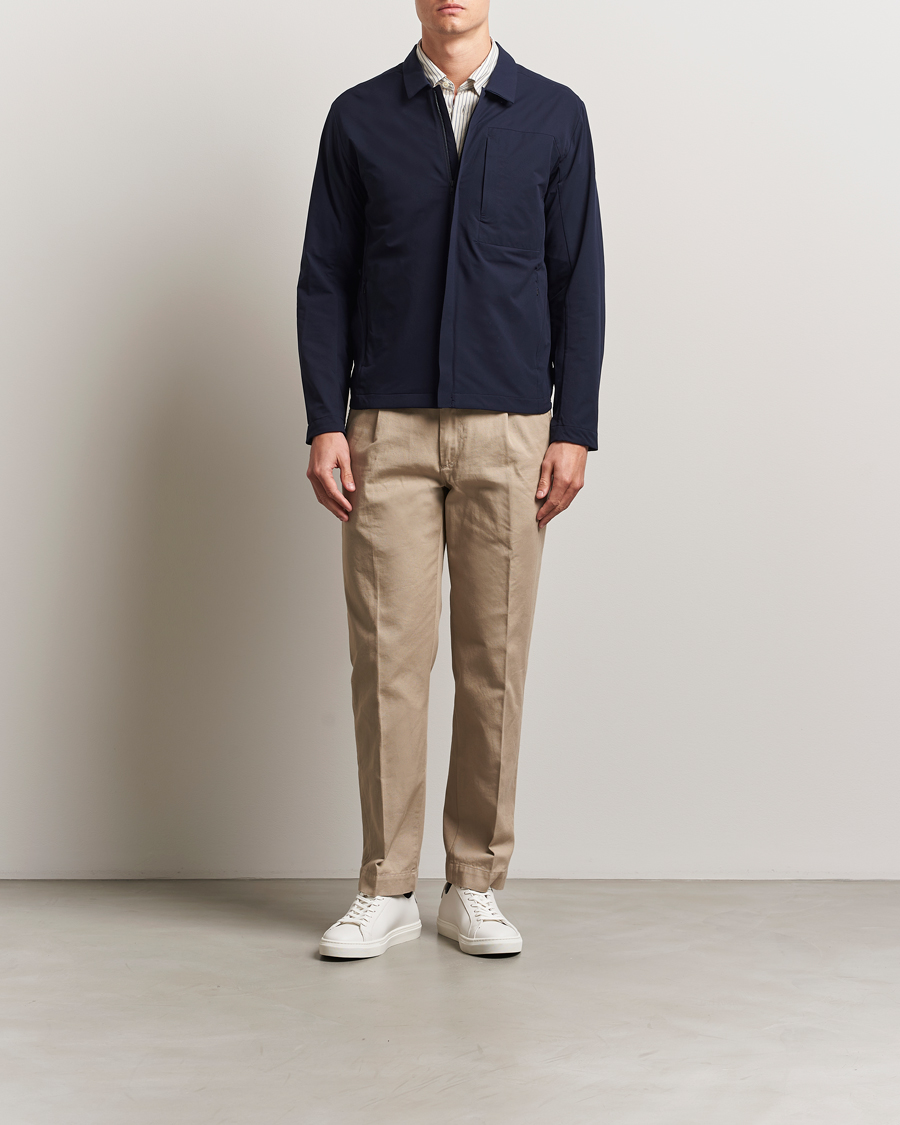 Herr | Jackor | Scandinavian Edition | Merge II Stretch Shirt Jacket Navy Blue