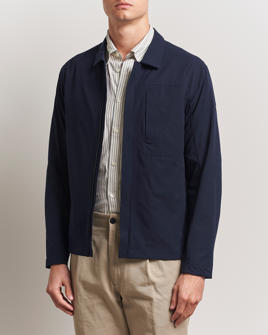 Herr | Jackor | Scandinavian Edition | Merge II Stretch Shirt Jacket Navy Blue
