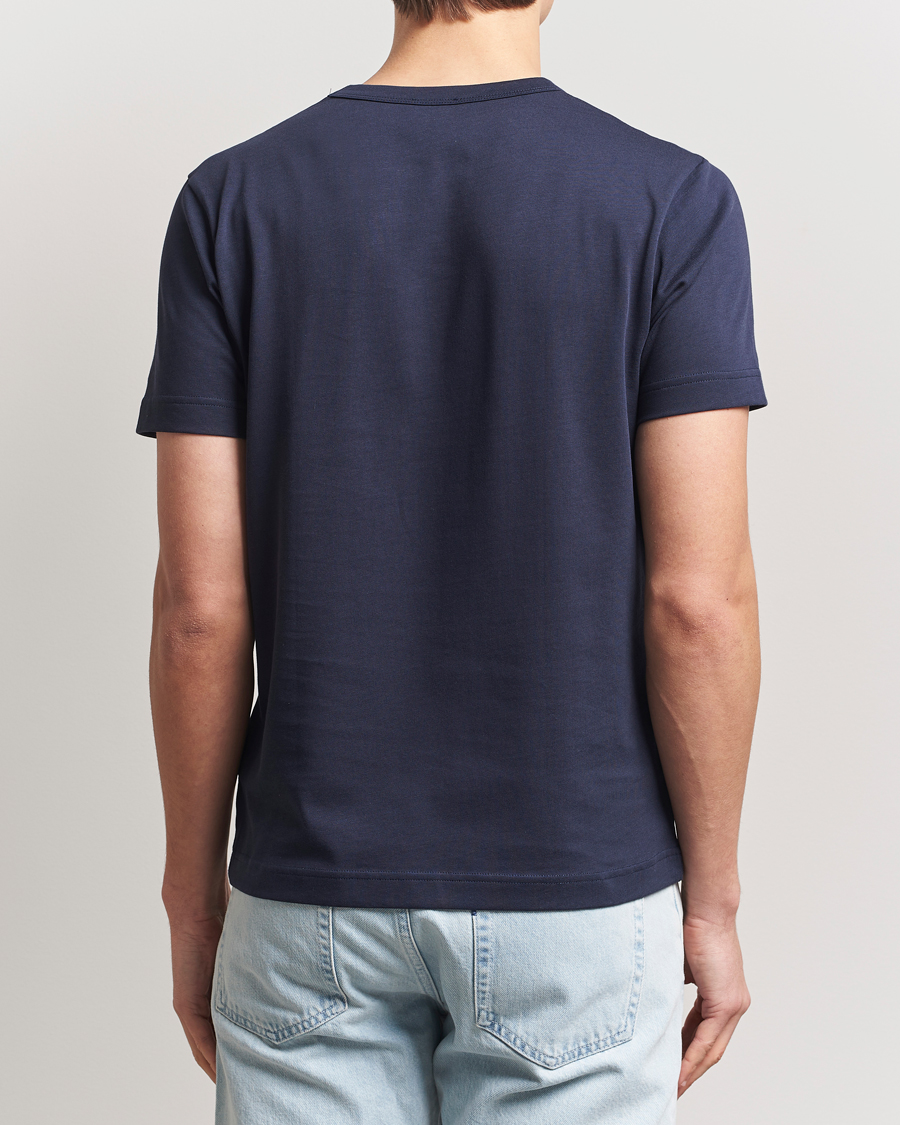 Herr | T-Shirts | Sunspel | Single Jersey Supima Cotton T-Shirt Navy