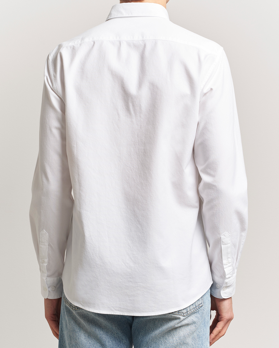 Herr | Skjortor | Sunspel | Oxford Button Down Shirt White