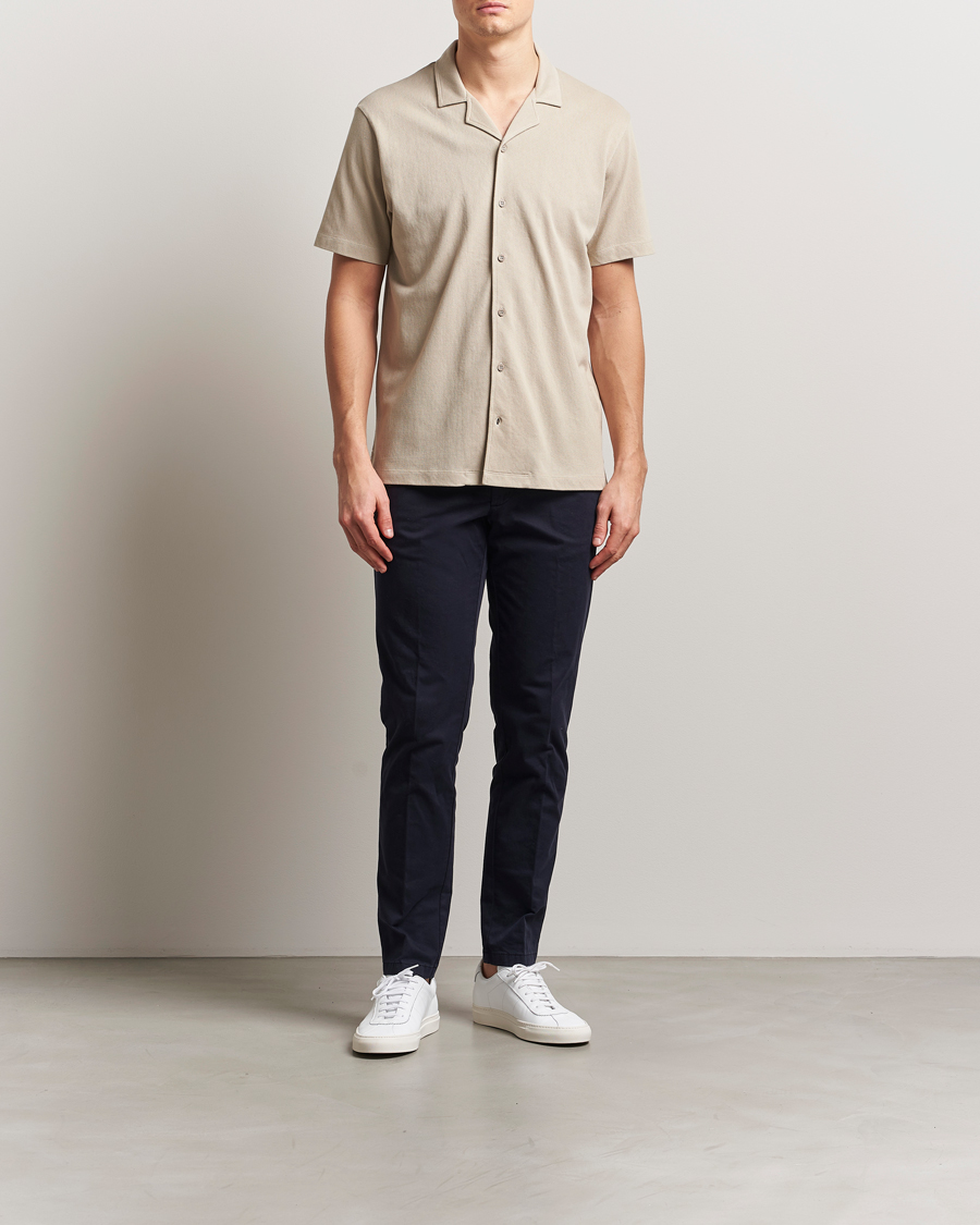 Herr | Skjortor | Sunspel | Riviera Resort Shirt Ash Grey