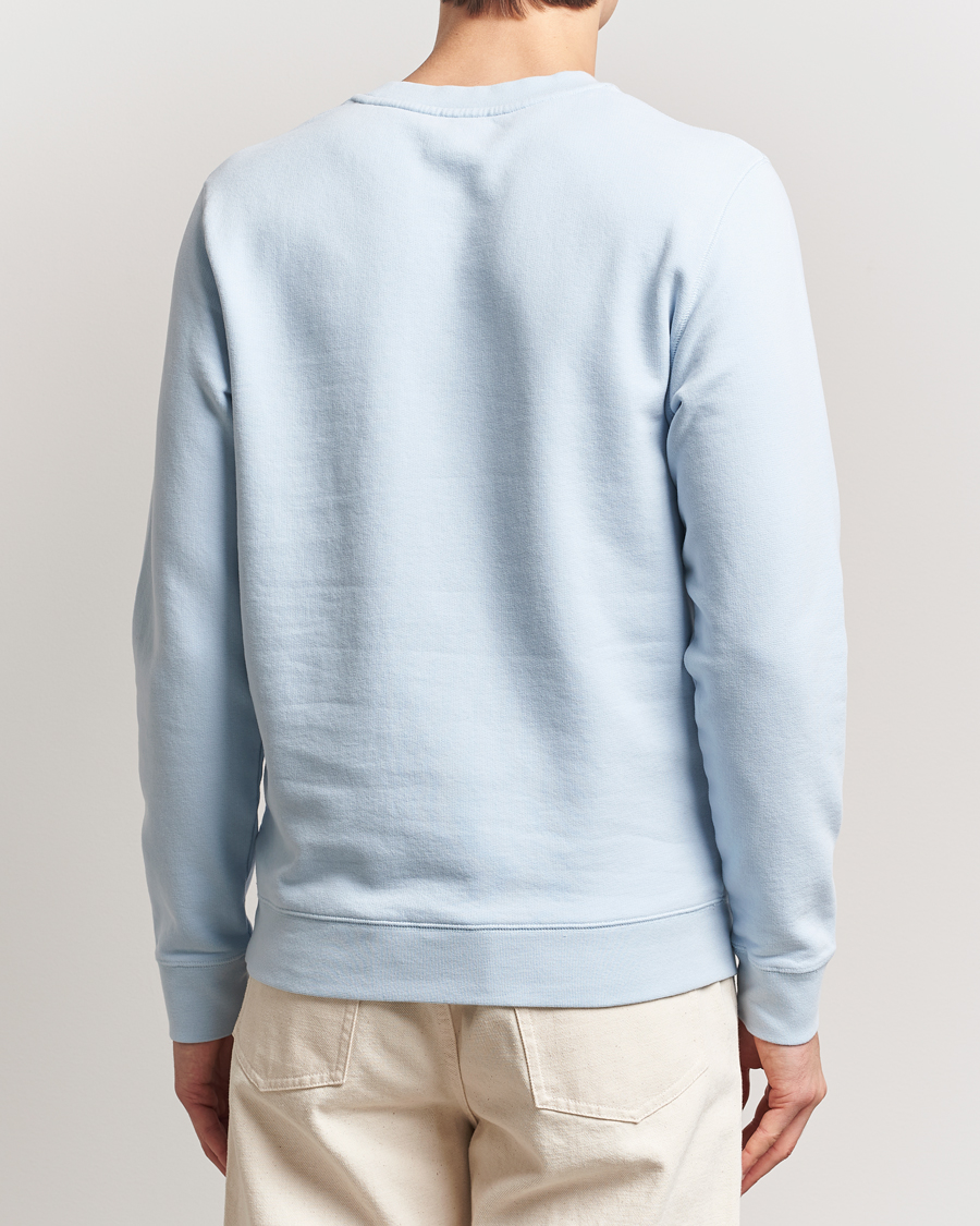 Herr | Tröjor | Sunspel | Loopback Sweatshirt Blue Mist