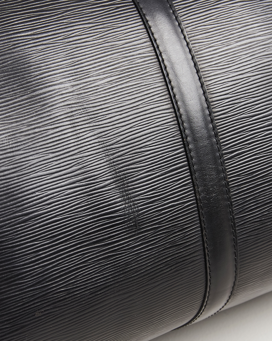 Herr | Louis Vuitton Pre-Owned Keepall 45 Epi Leather Bag Black | Louis Vuitton Pre-Owned | Keepall 45 Epi Leather Bag Black