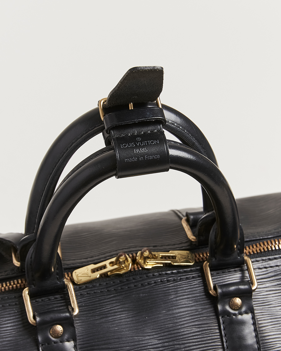 Herr | Louis Vuitton Pre-Owned Keepall 45 Epi Leather Bag Black | Louis Vuitton Pre-Owned | Keepall 45 Epi Leather Bag Black