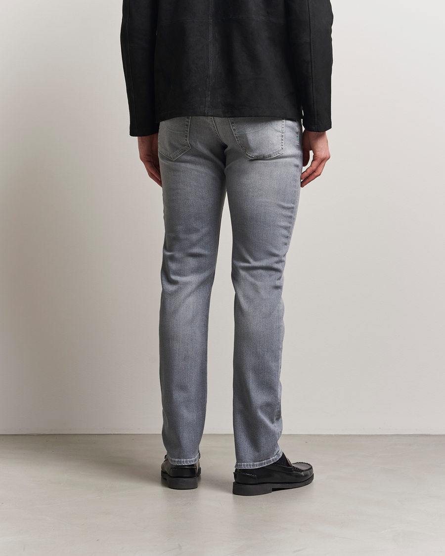 Herr | Jeans | Jacob Cohën | Nick Slim Fit Stretch Jeans Light Grey