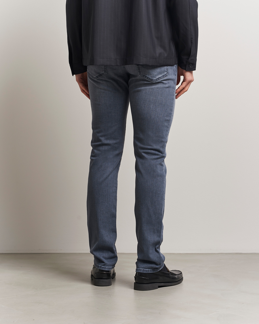Herr | Jeans | Jacob Cohën | Bard Slim Fit Stretch Jeans Mid Grey