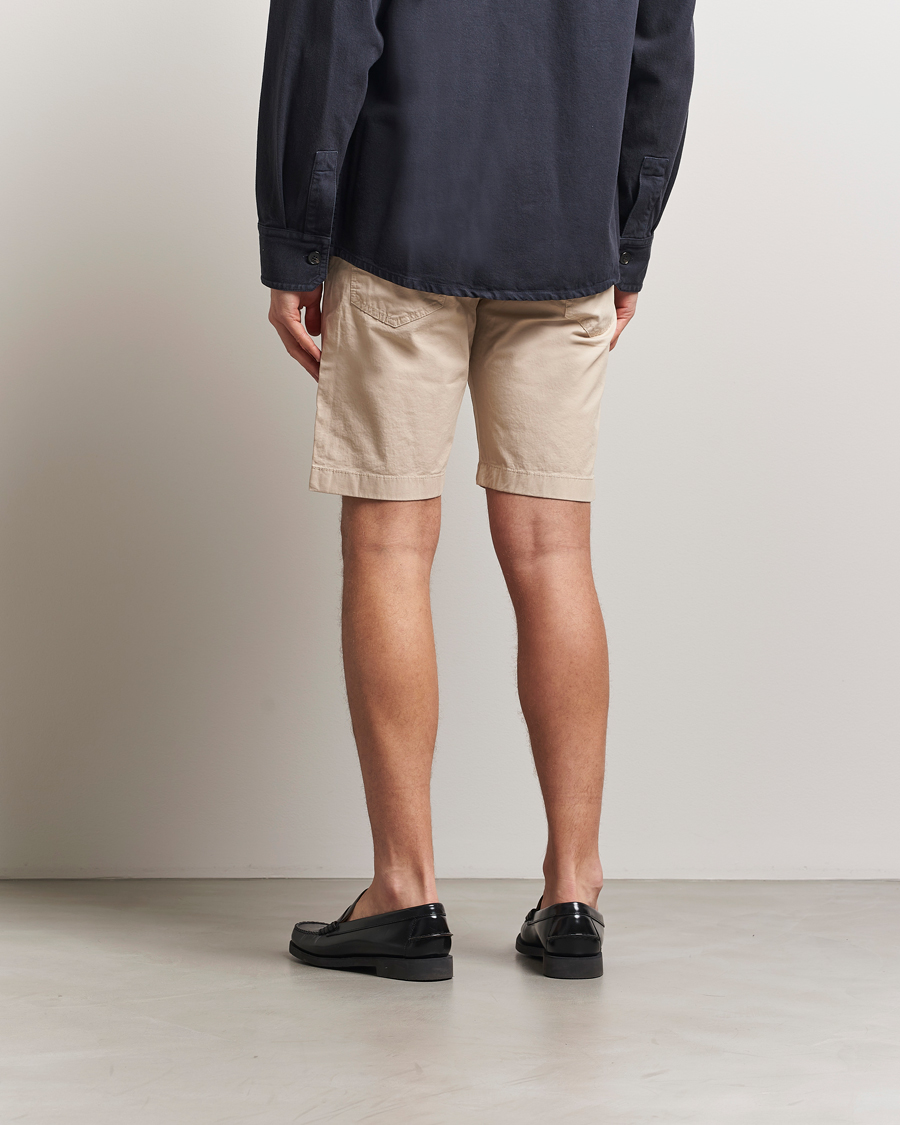 Herr | Shorts | Jacob Cohën | Nicolas Cotton Gabardine Shorts Beige