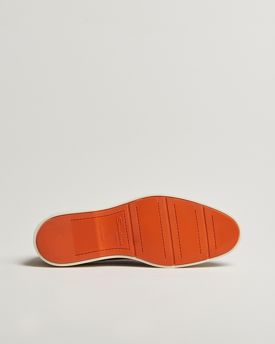 Herr | Loafers | Santoni | Detroit Loafers Black Suede