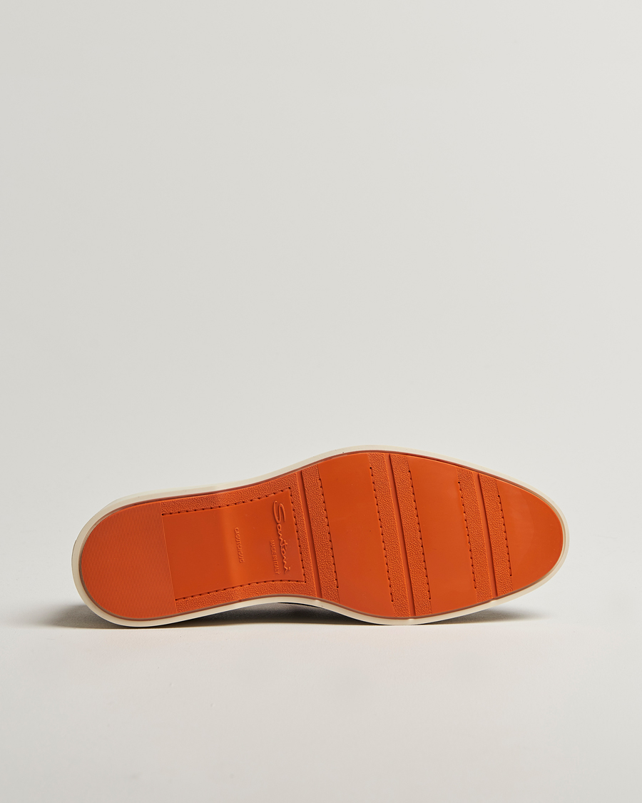Herr | Loafers | Santoni | Detroit Loafer Navy Suede