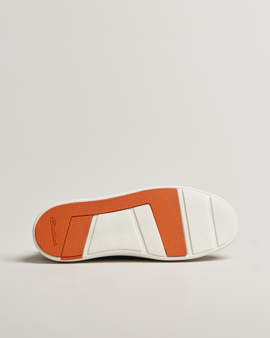 Herr | Sneakers | Santoni | Cleanic No Lace Sneakers Navy Suede