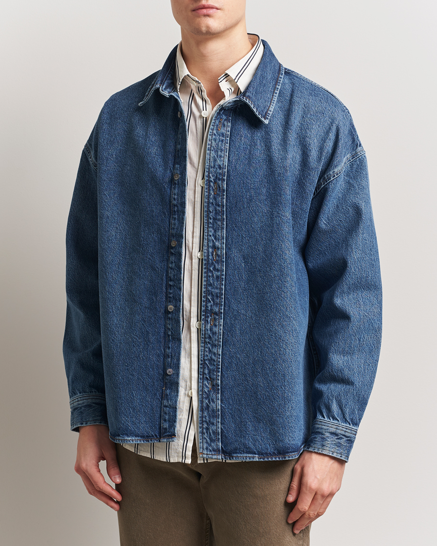 Herr | Skjortor | FRAME | Relaxed Heavy Denim Shirt Dreams