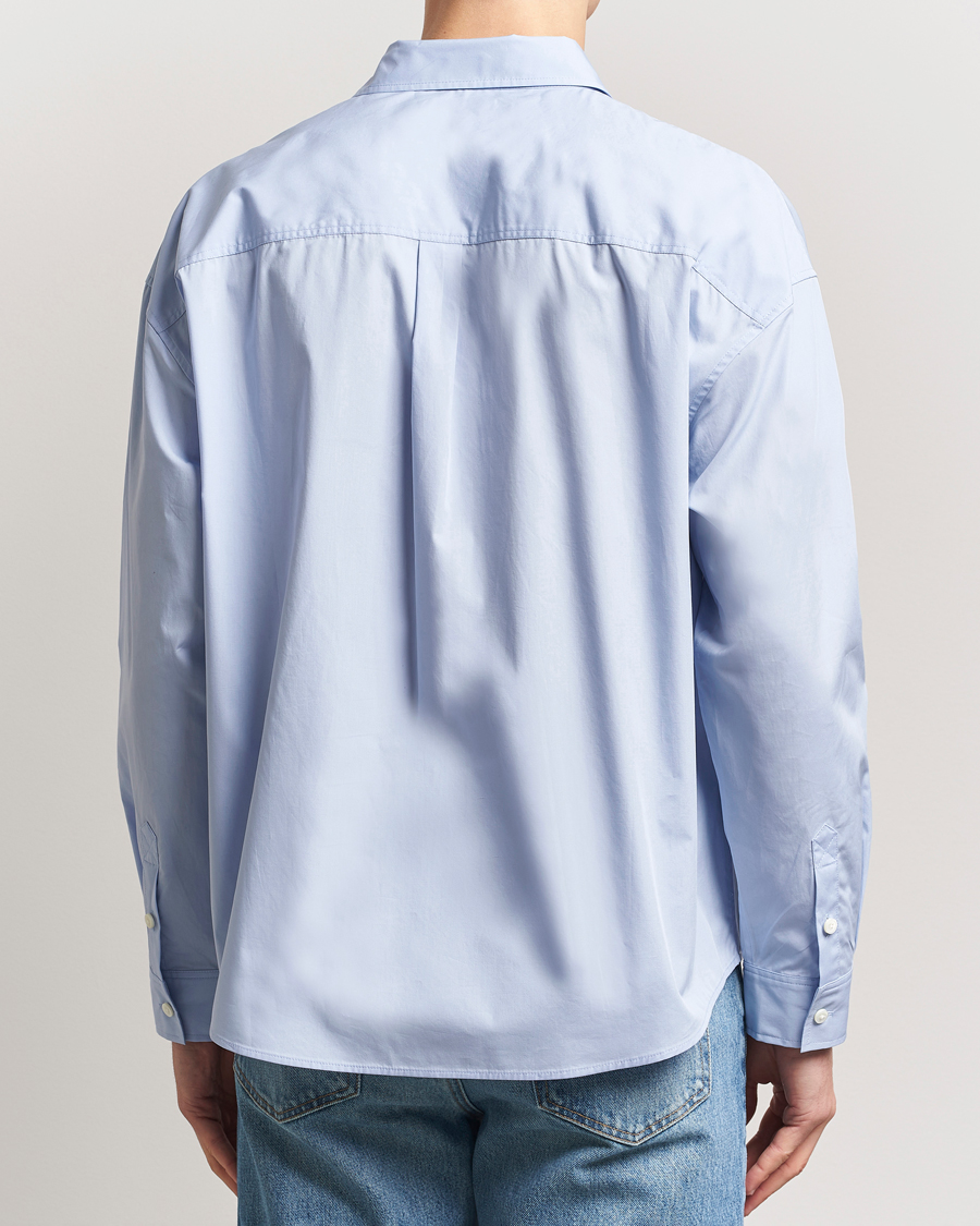 Herr | Skjortor | FRAME | Relaxed Cotton Shirt Light Blue