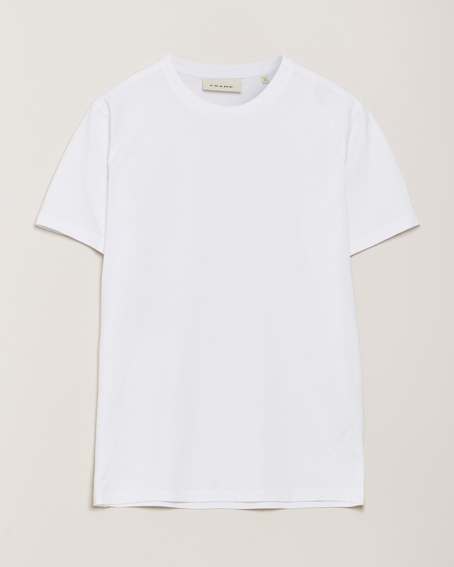 Herr | T-Shirts | FRAME | Logo T-Shirt White