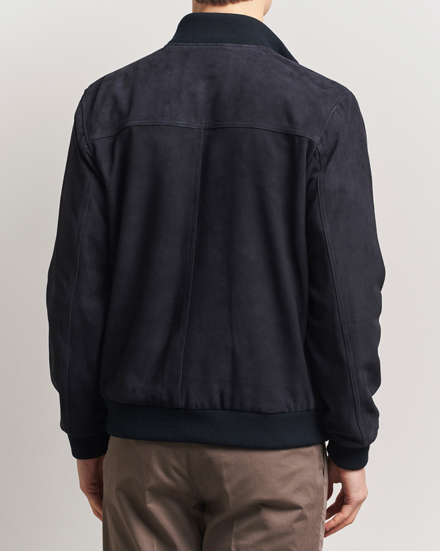 Herr | Jackor | Valstar | Valstarino Suede Jacket Navy