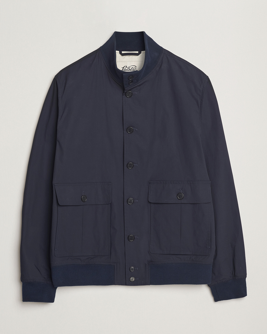 Herr | Jackor | Valstar | Valstarino Lightweight Cotton Jacket Navy