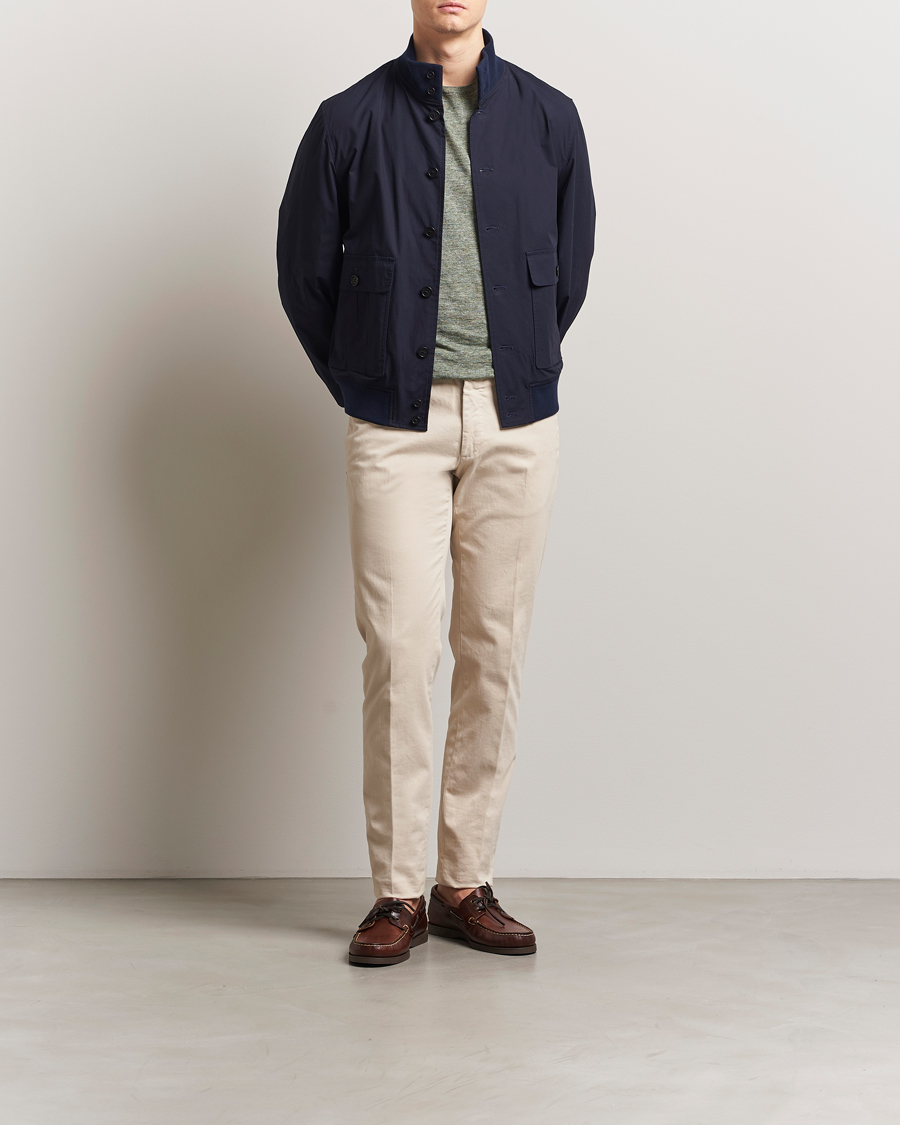Herr | Jackor | Valstar | Valstarino Lightweight Cotton Jacket Navy