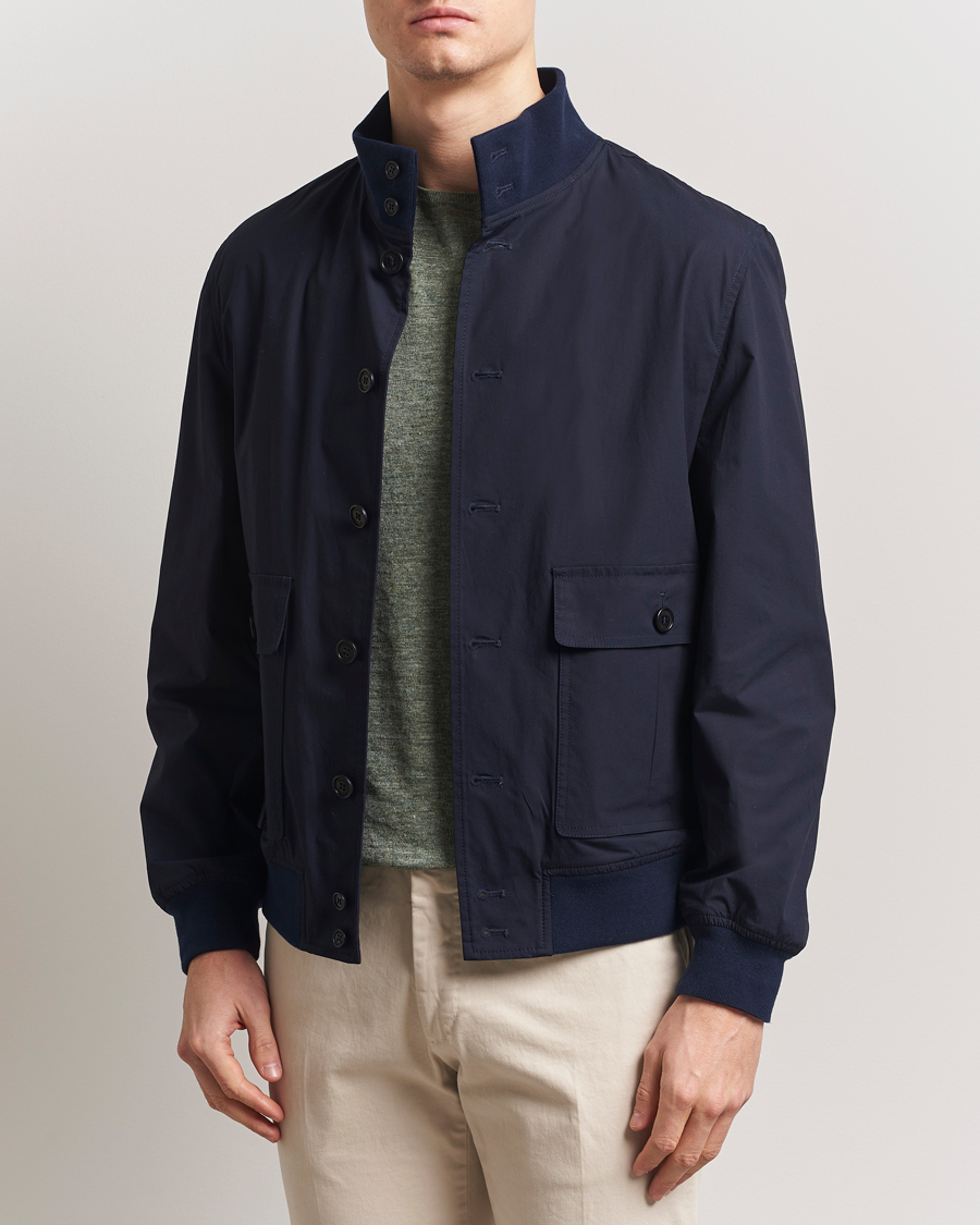 Herr | Jackor | Valstar | Valstarino Lightweight Cotton Jacket Navy
