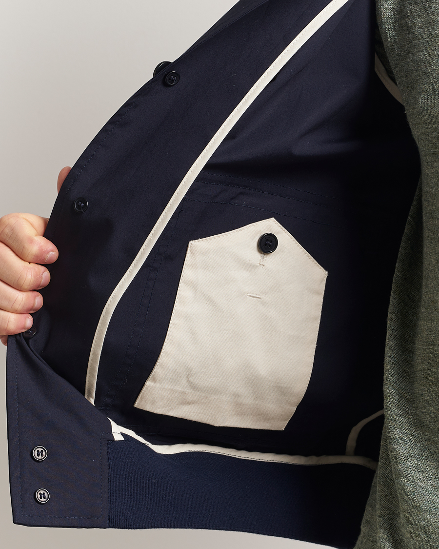 Herr | Jackor | Valstar | Valstarino Lightweight Cotton Jacket Navy