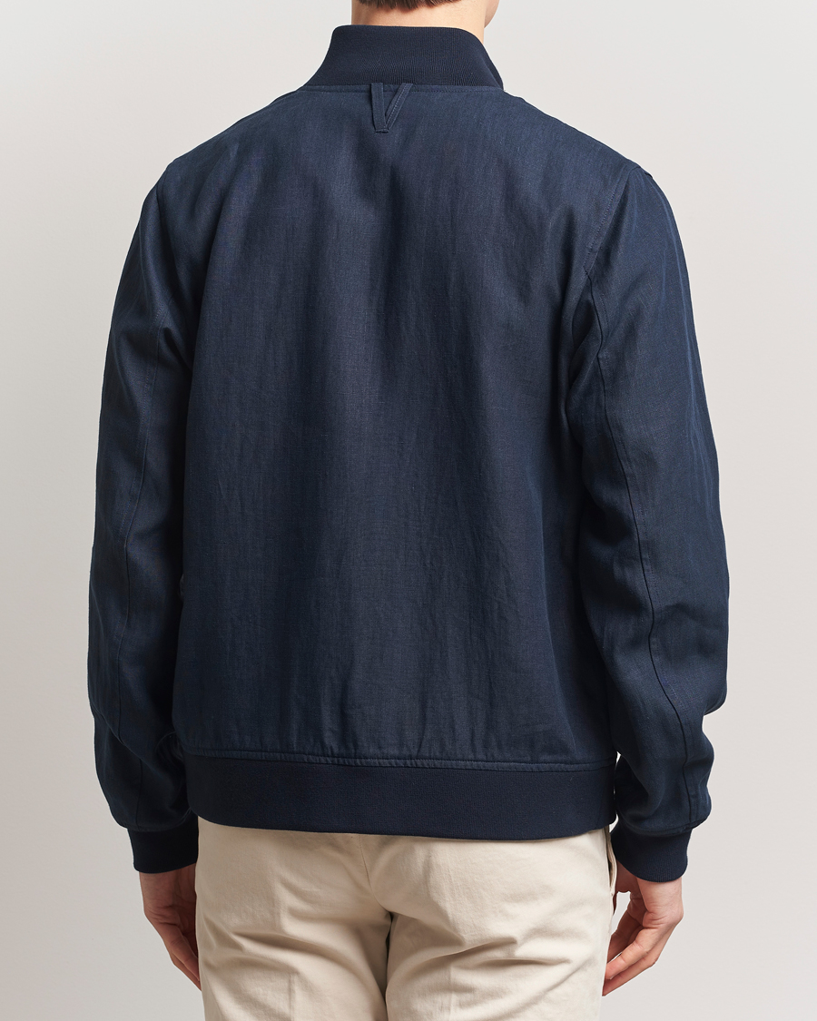 Herr | Jackor | Valstar | Valstarino Linen Jacket Navy