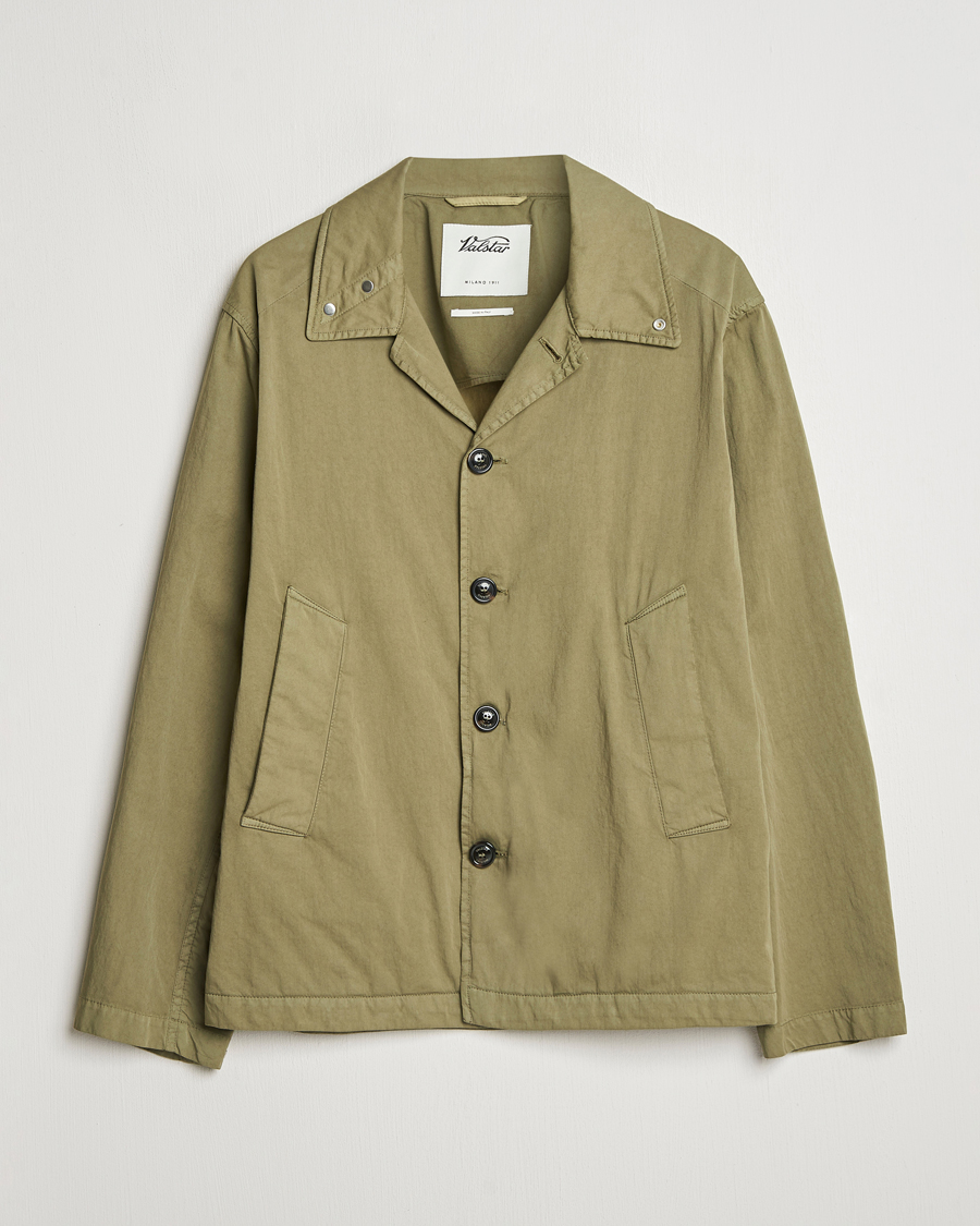 Herr | Jackor | Valstar | Garment Dyed Cotton Jacket Military Green