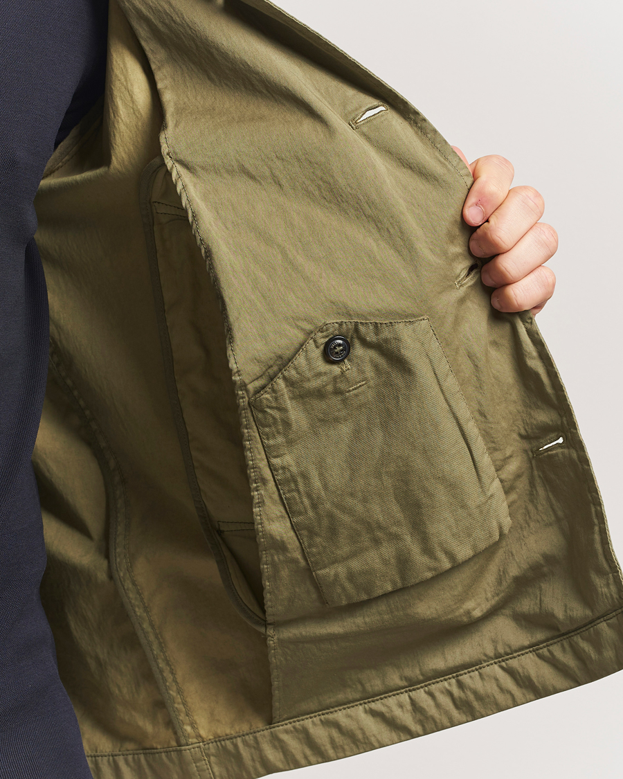 Herr | Jackor | Valstar | Garment Dyed Cotton Jacket Military Green
