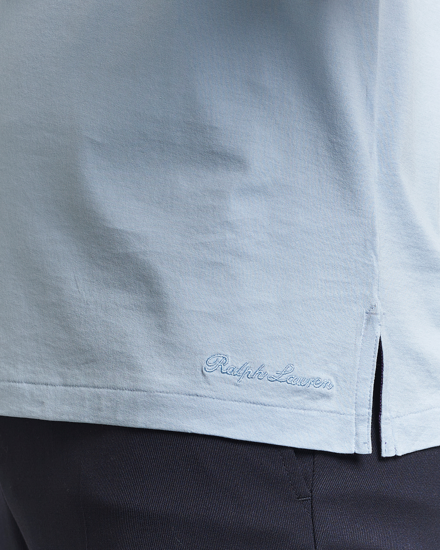 Herr | T-Shirts | Ralph Lauren Purple Label | Short Sleeve T-Shirt Chambray