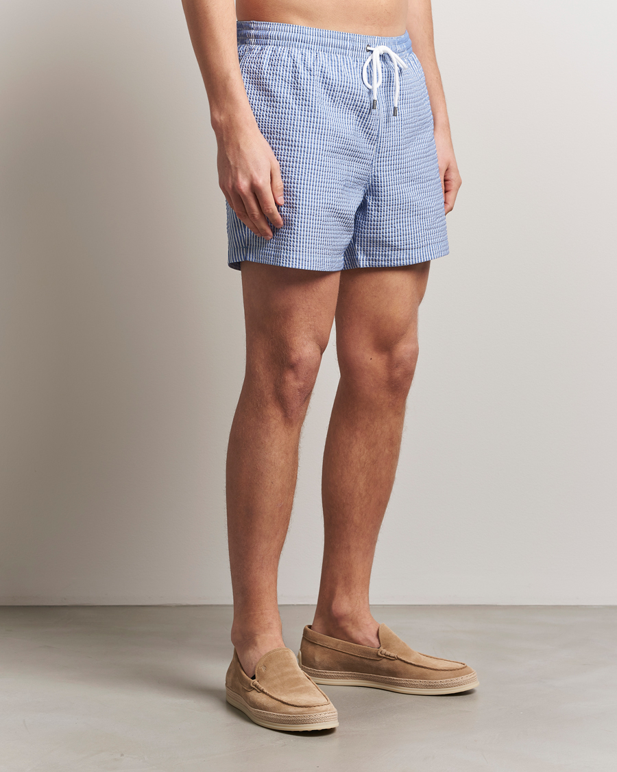 Herr | Badbyxor | Ralph Lauren Purple Label | Amalfi Swim Shorts Light Blue