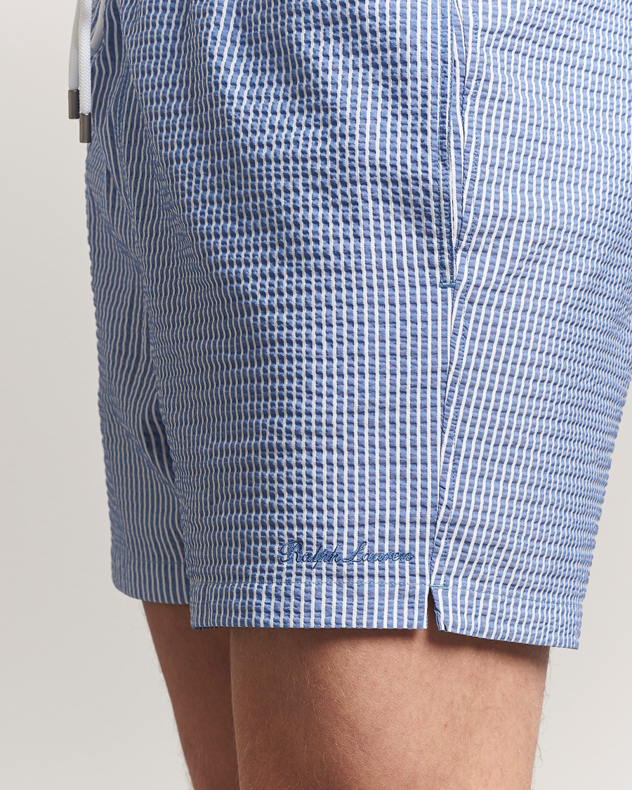 Herr | Badbyxor | Ralph Lauren Purple Label | Amalfi Swim Shorts Light Blue