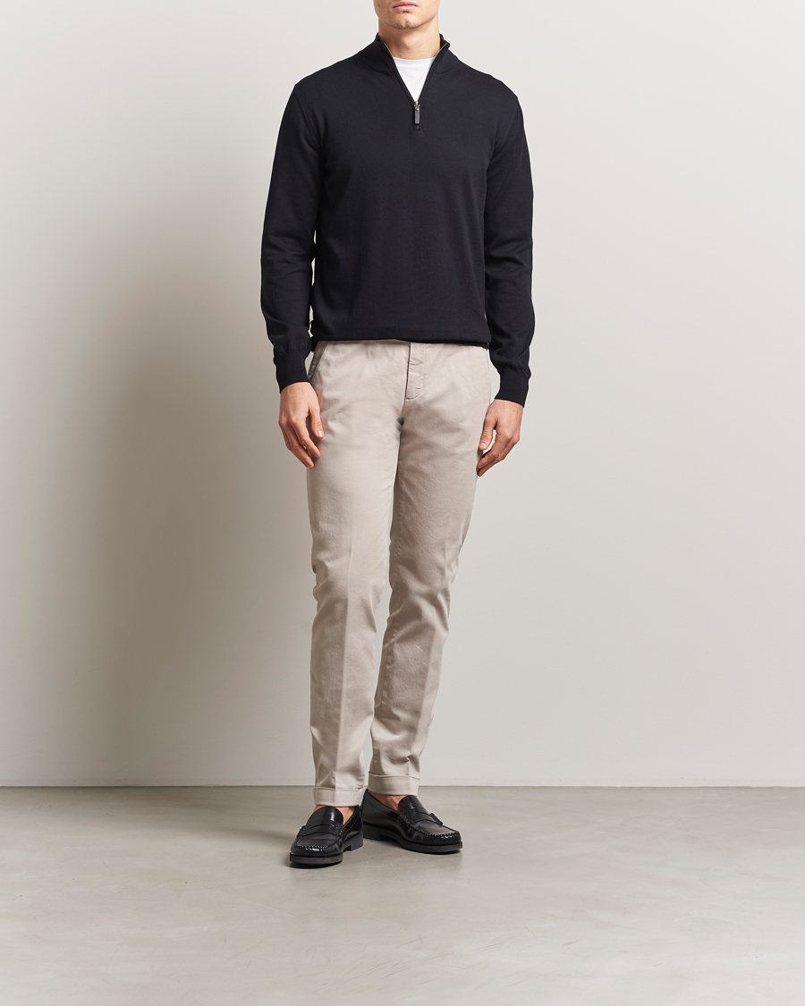 Herr | Byxor | Briglia 1949 | Slim Fit Cotton Stretch Chino Beige