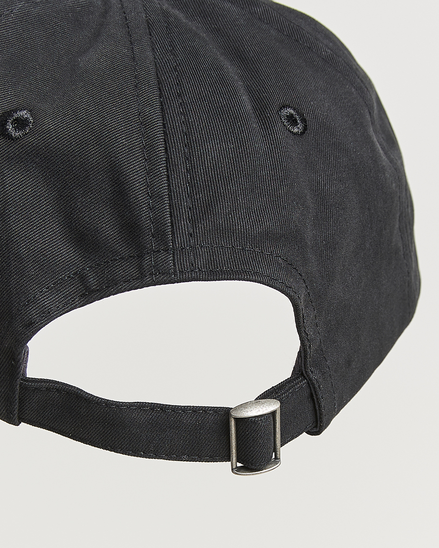 Herr | Hattar & kepsar | Drake's | Flower Embroidered Cap Black