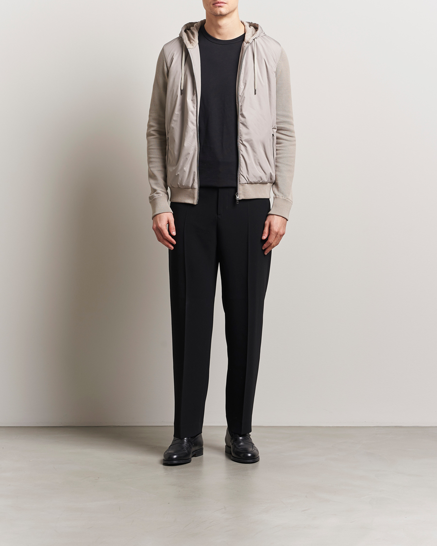 Herr | Jackor | Herno | Hooded Hybrid Jacket Beige