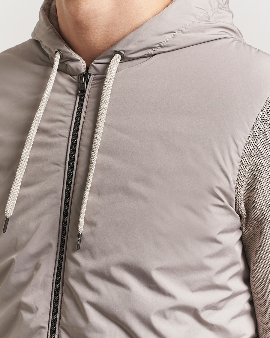 Herr | Jackor | Herno | Hooded Hybrid Jacket Beige
