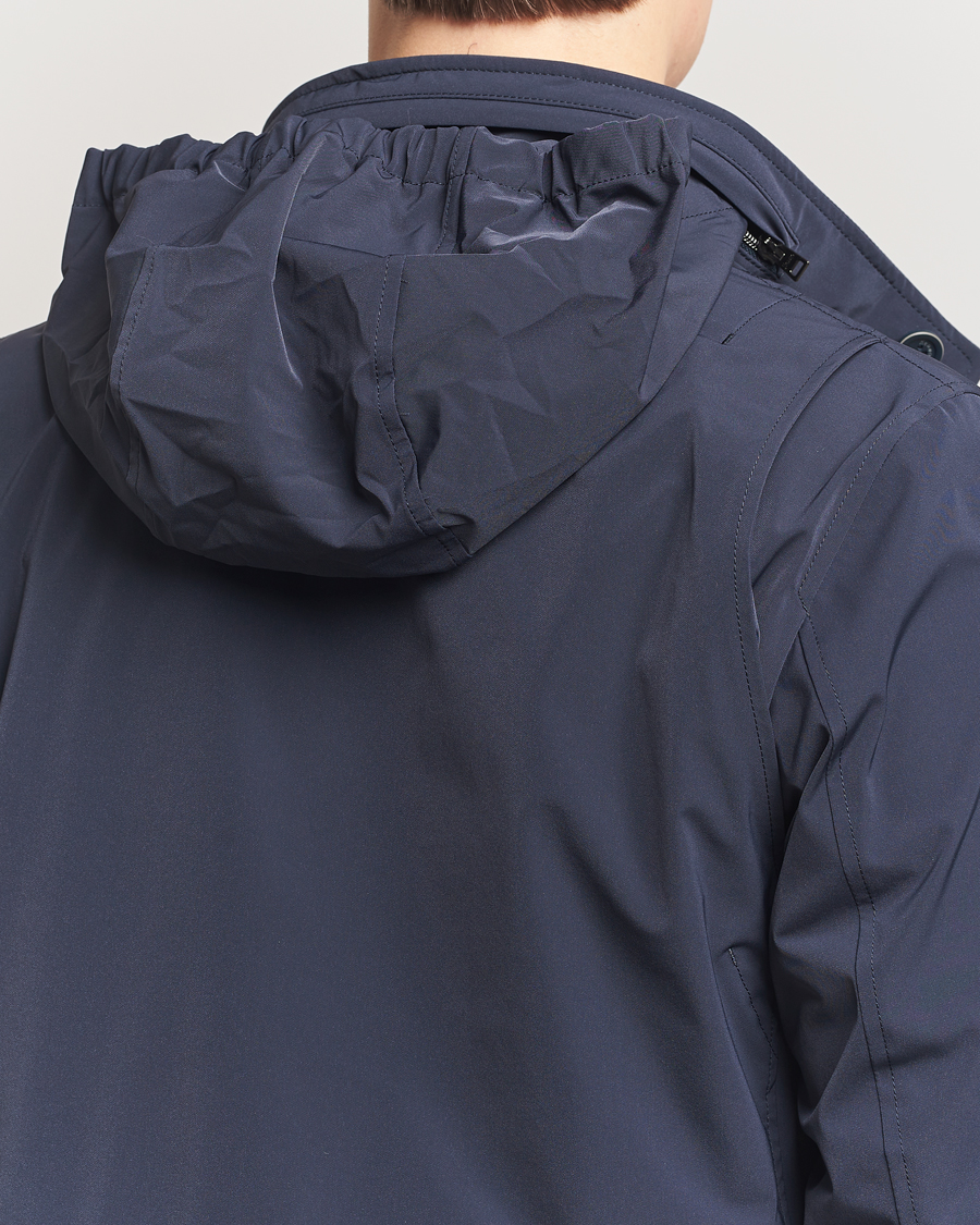 Herr | Jackor | Herno | Soft Nylon Field Jacket Navy