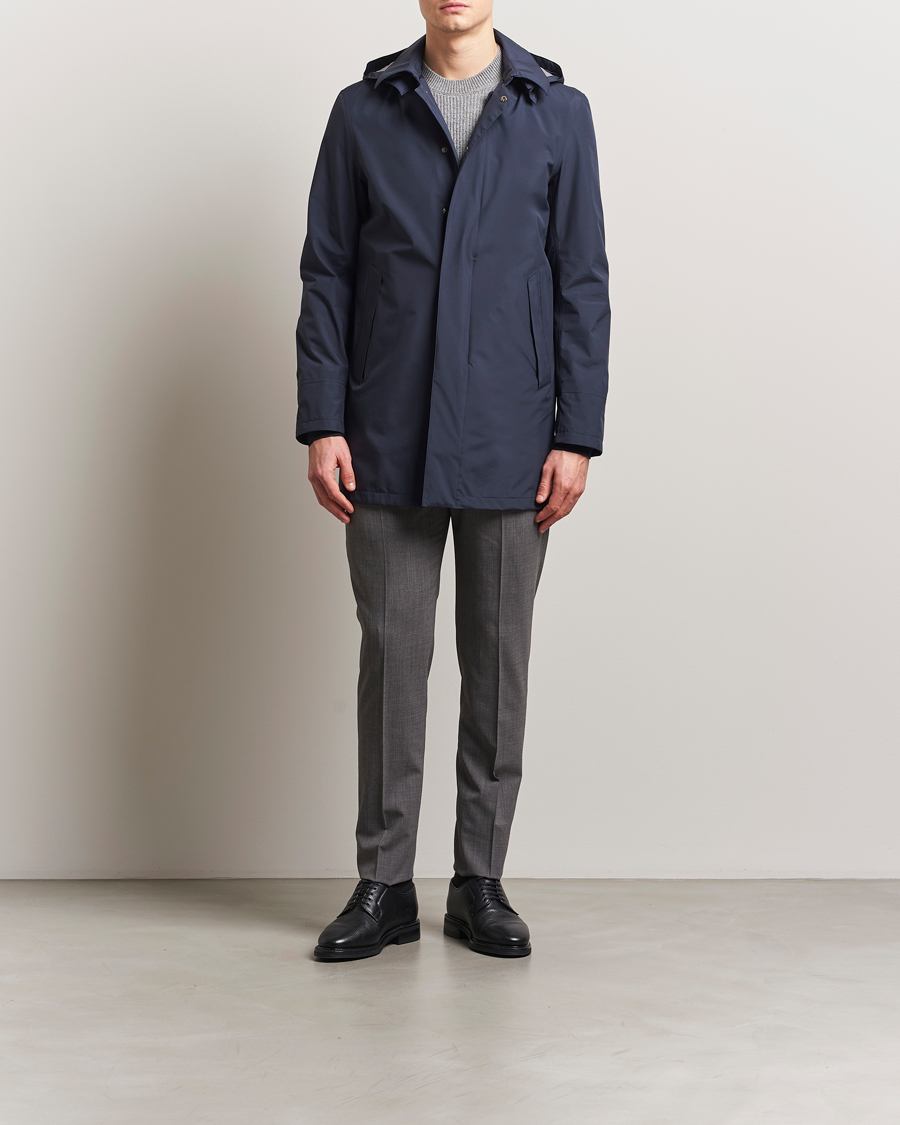 Herr | Jackor | Herno | Gore-Tex Coat Navy