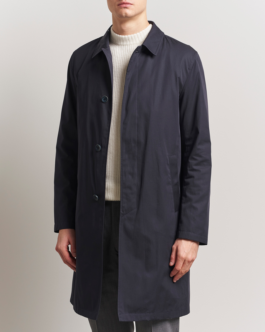 Herr | Jackor | Herno | Cotton Car Coat Navy