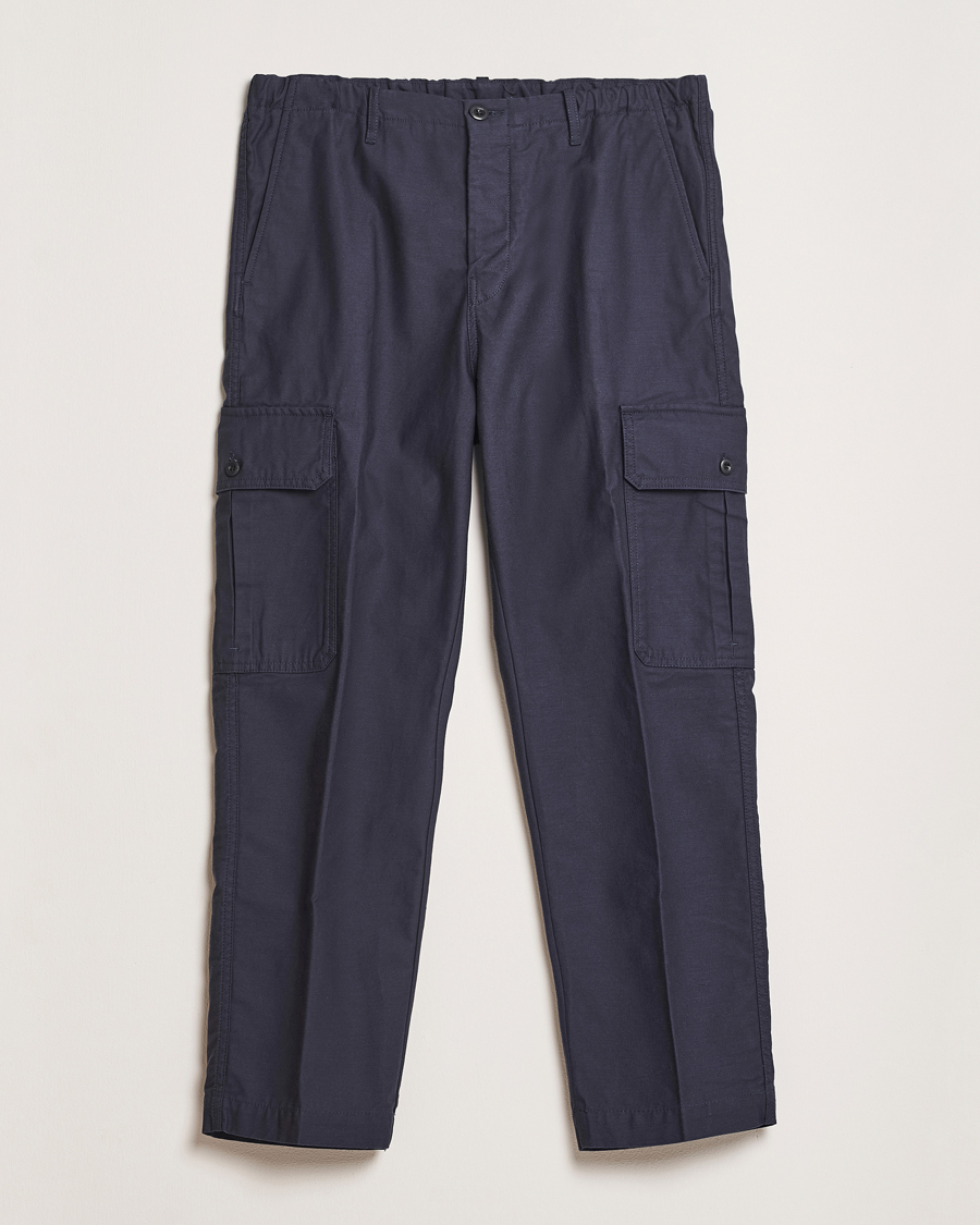 Herr | Byxor | Incotex | Regular Fit Cargo Pants Navy
