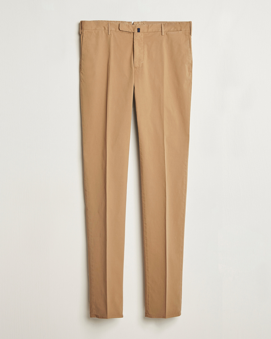 Herr | Byxor | Incotex | Slim Fit Comfort Chinos Beige